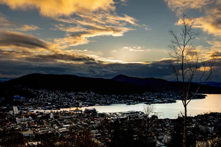 Harbor view in Bergen, Norway. Taken during 2025 CSCW with Nikon Z8 camera. © 2026 Techzjc (Jiacheng Zhao). All rights reserved.